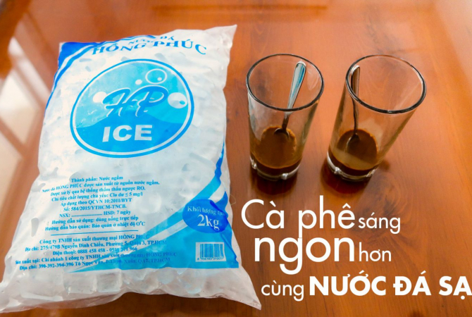 Nước đá viên sạch đúng chuẩn